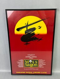 Framed Poster Of Musical: Miss Saigon- London