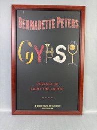 Framed Hard Copy Poster Of: Gypsy - With Bernadette Peters- New York