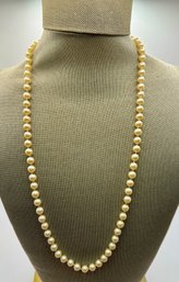 Faux Pearls With Fancy Clasp