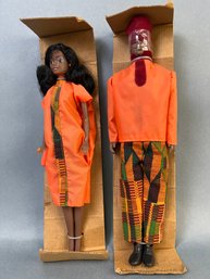 African Prince And Princess Doll.