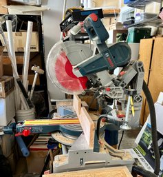 Bosch CM10GD Chop Saw With Stand And Built In Dust Collector