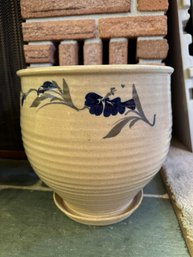 Ceramic Planter With Flowers *Local Pick-Up Only*
