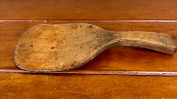 Vintage Wood Butter Spoon Paddle