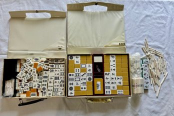 Two Sets Of Mahjong Pieces *LOCAL PICKUP ONLY - NO SHIPPING*