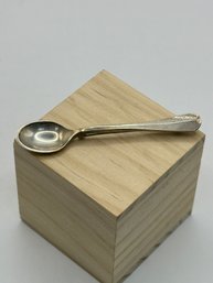 Small Sterling Spoon Brooch By Stieff