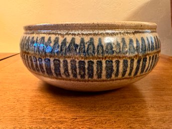 Vintage MCM Signed Pottery Bowl *Local Pick-Up Only*