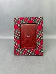 Eddie Bauer Plaid Fabric  Frame - 6x 8