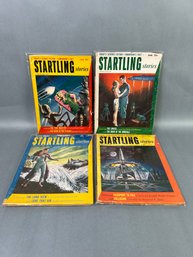 Lot Of Four Vintage Startling Stories Pulp Novels