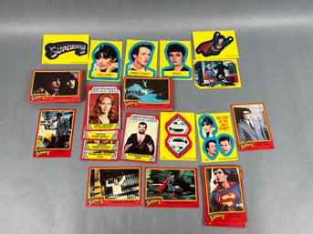 Lot Of 1980 DC Comics Superman Cards.