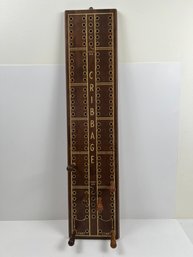 Large Wood Cribbage Board With Pegs. Local Pickup Only.