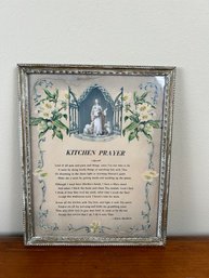 Vintage Framed Kitchen Prayer - Klara Munkres