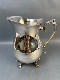 Leonard Silver Plate Pitcher.