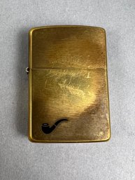 Vintage Solid Brass Zippo