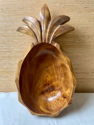 Wooden Pineapple Bowl  *LOCAL PICKUP ONLY - NO SHIPPING*