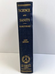 Science And Sanity Book 3rd Edition.