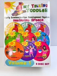 My Talking Toddler Early Communication System 9 Disc Set Sealed.