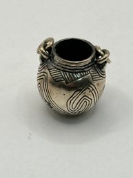 Small Sterling Silver Pot Pendant