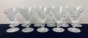 Set Of 10 Waterford 5.5 Inch Wine Glasses.