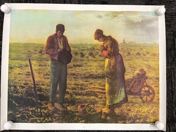 The Angelus  Print By Millet, Printed By Lambert Studios *Local Pickup Only*