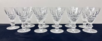 Set Of 11 Waterford Maeve 3 Inch Cordial Glasses.