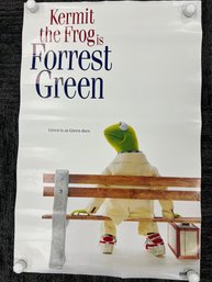 Kermit The Frog - Forrest Gump Poster *Local Pickup Only*
