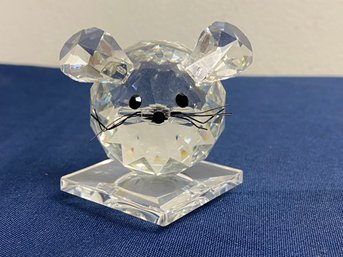 Swarovski (like) Crystal Medium Mouse  W/mirror