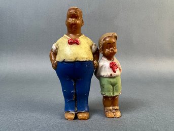 Wax German Nodder Figurines Walt And Skeezix.