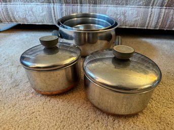 Revere Ware Pots And Stainless Mixing Bowls *Local Pick-Up Only*