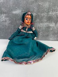 Handmade Indian Princess Hand Puppet Puppeteering  *Local Pickup Only*