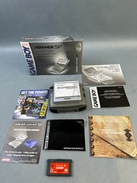 Nintendo Gameboy Advance SP.