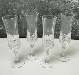Vintage Crystal Glass Champagne Flutes *Local Pick Up Only*
