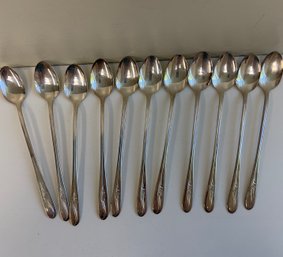 Ice Tea Spoons By H & T Mfg Co Set Of 11 1