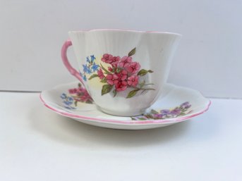 Shelley Of England Tea Cup And Saucer.