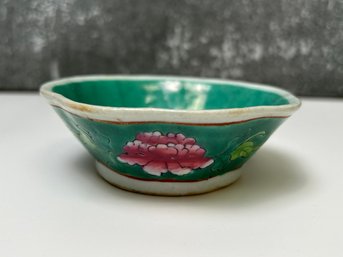 Vintage Small Floral Ceramic Dish