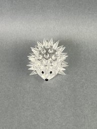 Swarovski Silver Crystal Large Hedgehog