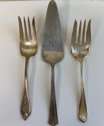 2 Serving Spoons & 1 Serving Fork