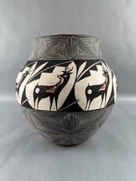 Acoma Pueblo Native Pottery By Andrew & Louise Amos - New Mexico