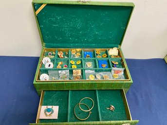 Jewelry Box Filled With Pins