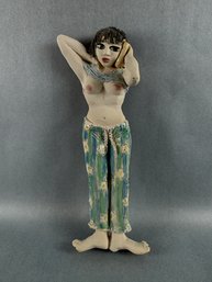 Signed Topless Ceramic Figure