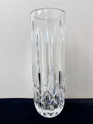 Waterford 9 3/4 Inch Tall Vase, Has Scratch Inside About 3/4 The Way Up From Bottom See Pictures.