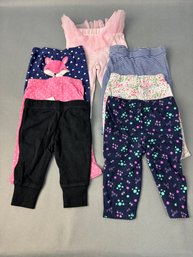 Lot Of Baby Leggings- Carter And Mini Muffin - 0 To 3 Months