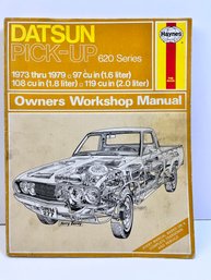 Haynes Manual For Datsun 620 Series Pickup.