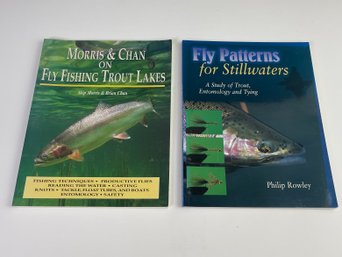 Set Of 2 Fly Patterns For Stillwaters & Fly Fishing On Trout Lakes Books  *Local Pickup Only*