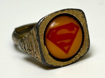 1976 Superman Logo Nestles Chocolate Exclusive Ring