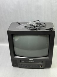 Vintage Black Toshiba Gaming TV