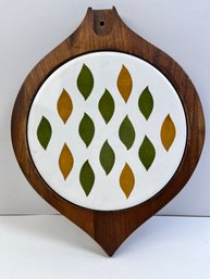 Tile And Wood Trivet.