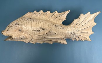 Carved Wood Fish. Local Pick Only