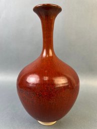 Signed T Hutchinson  Studio Pottery Vase. Local Pick Up