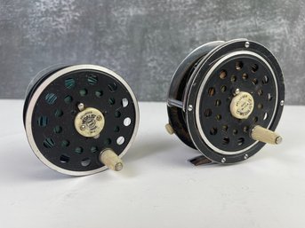 Lot Of 2 Fly Fishing Reels Pflueger Medalist By Shakespeare