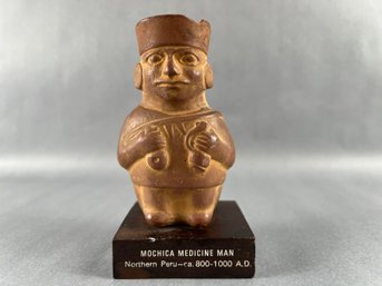 Sculpture Reproduction - Mochica Medicine Man, Northern Peru